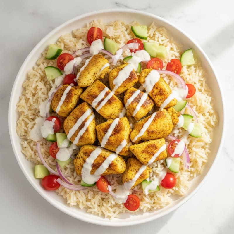 Chicken Shawarma Rice Bowl