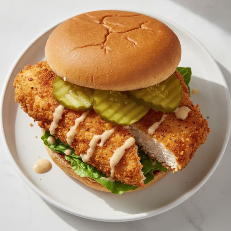 Crispy Buttermilk Fried Chicken Sandwich