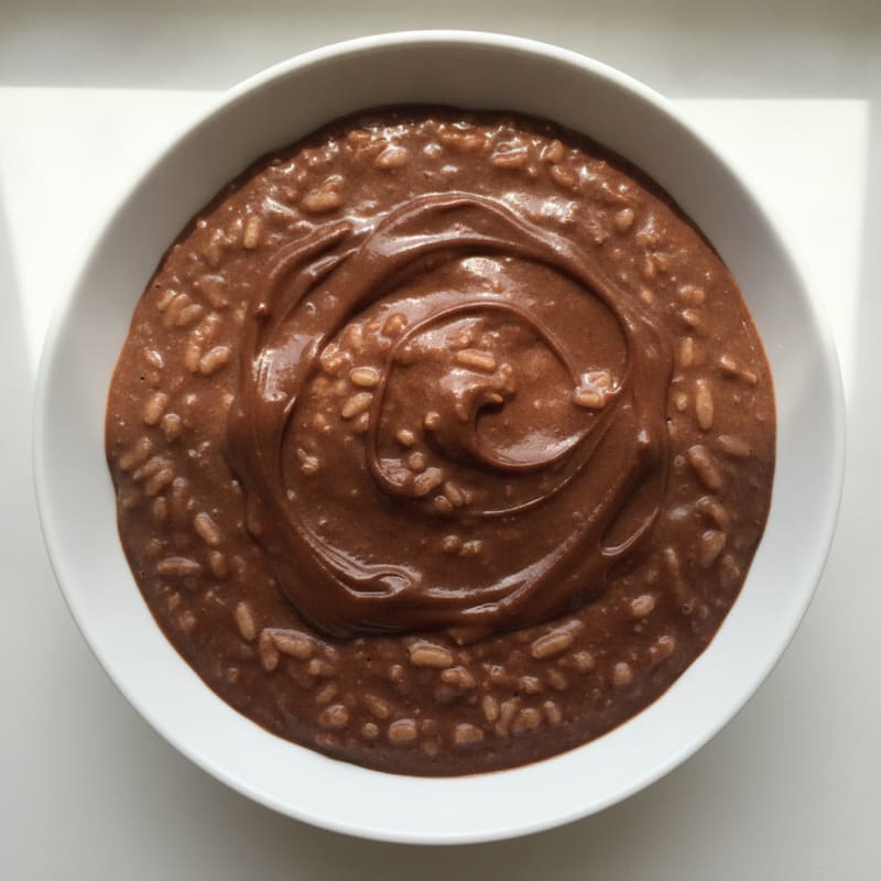 Protein Chocolate Rice Pudding