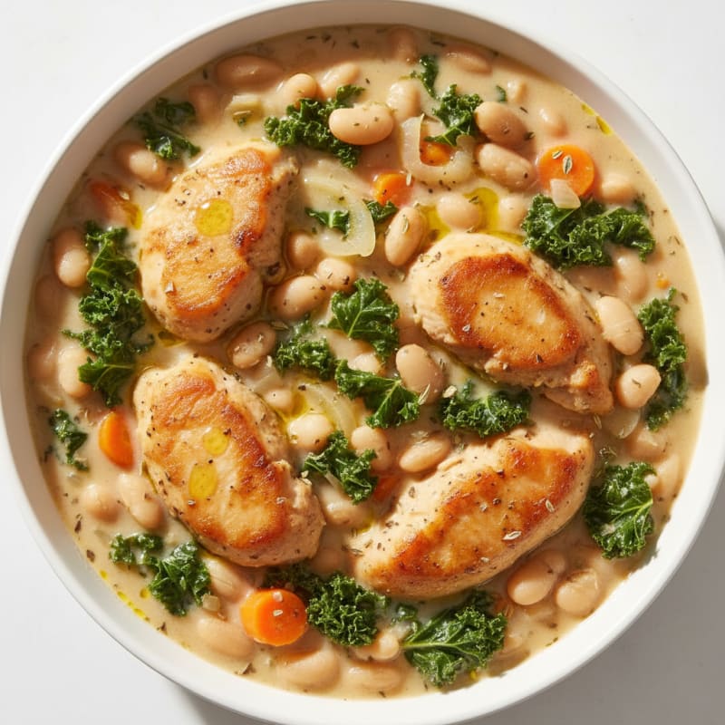 Creamy Tuscan Cannellini Bean Soup