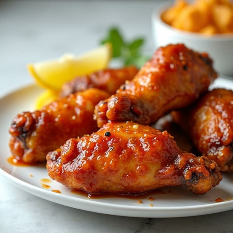 Crispy Honey Glazed Chicken Wings