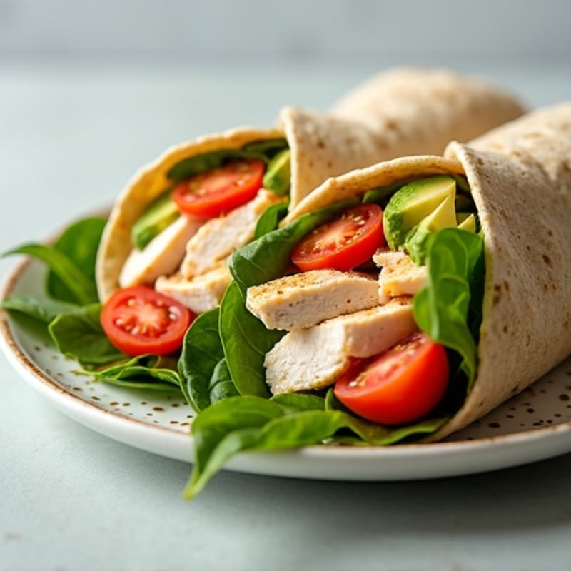 Healthy Turkey Avocado Wrap