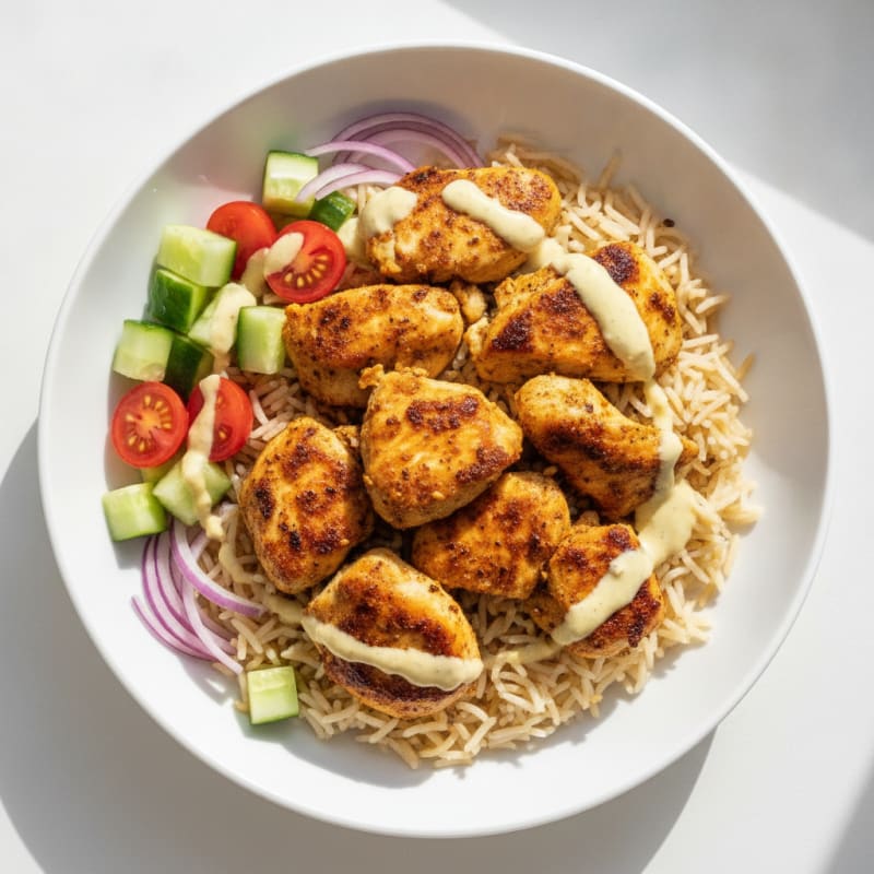 Chicken Shawarma Rice Bowl