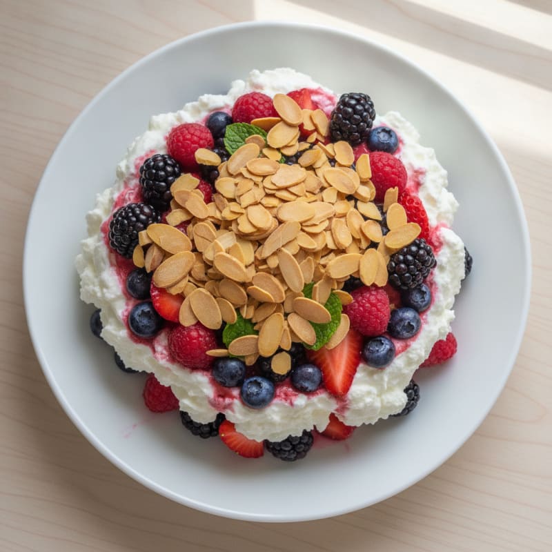 Creamy Greek Yogurt Protein Parfait with Mixed Berries
