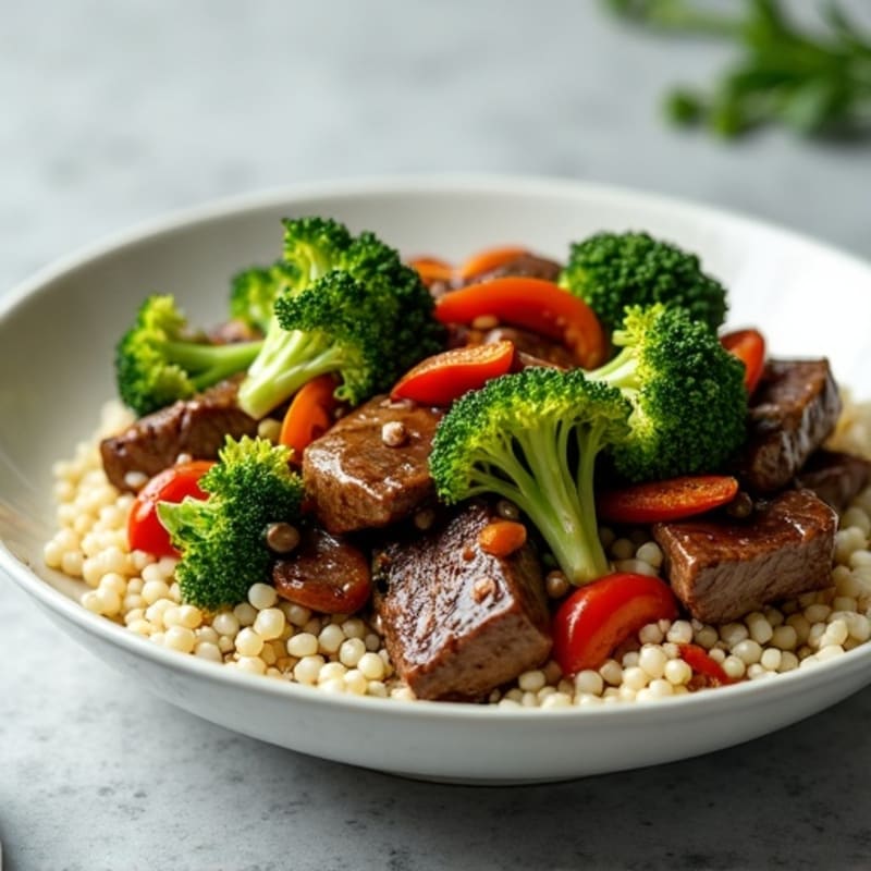 Ginger-Garlic Beef and Broccoli Stir-Fry