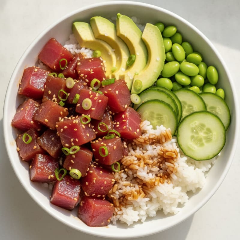 Hawaiian Tuna Poke Bowl