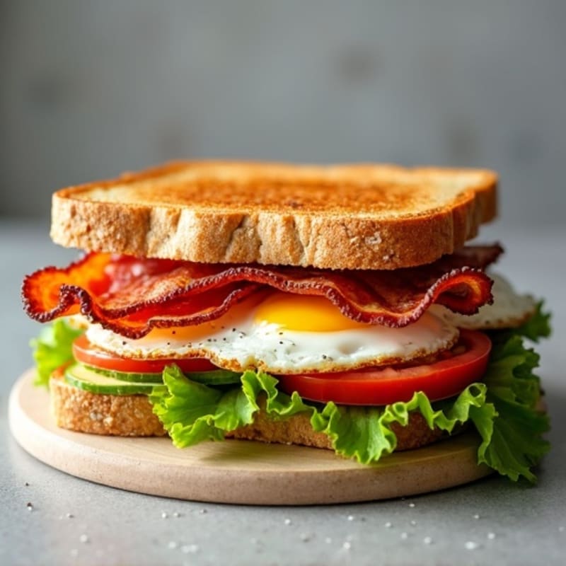 Crispy Bacon Avocado BLT Sandwich