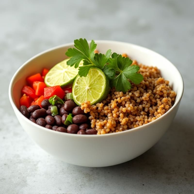 Cilantro-Lime Ground Turkey Taco Bowl