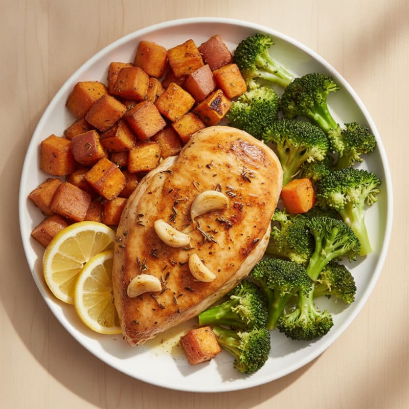 Garlic Herb Roasted Chicken Breast