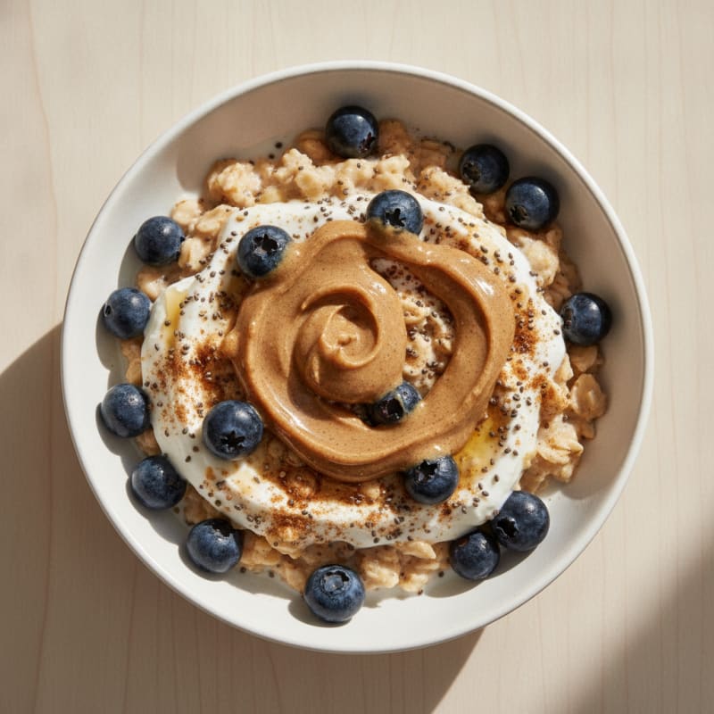 Blueberry Almond Overnight Oats