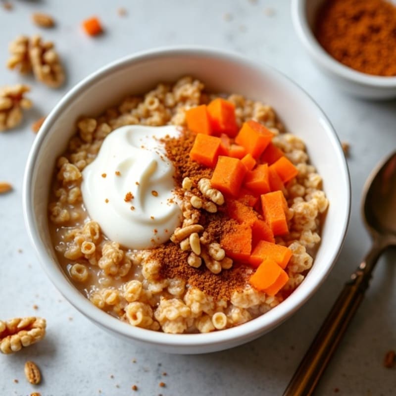 Creamy Spiced Carrot Cake Oats