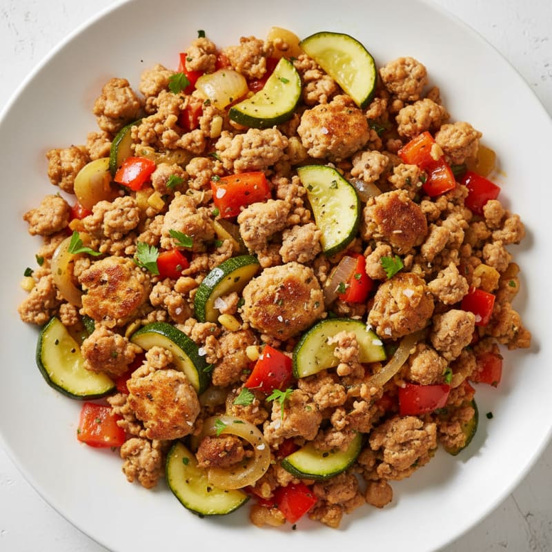 Savory Turkey and Vegetable Skillet