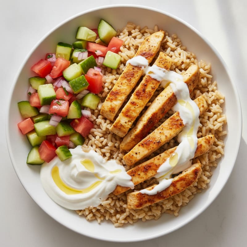 Chicken Shawarma Rice Bowl