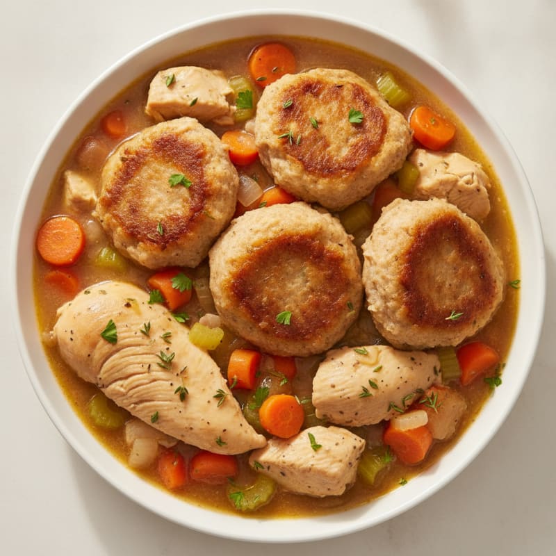 Homestyle Chicken and Herb Dumplings