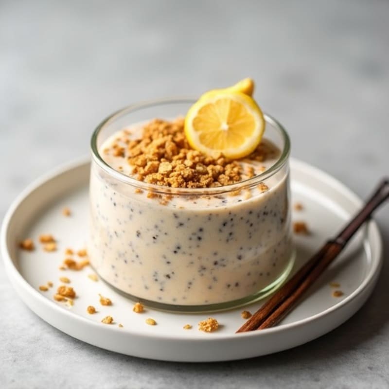 Creamy Vanilla Protein Overnight Oats