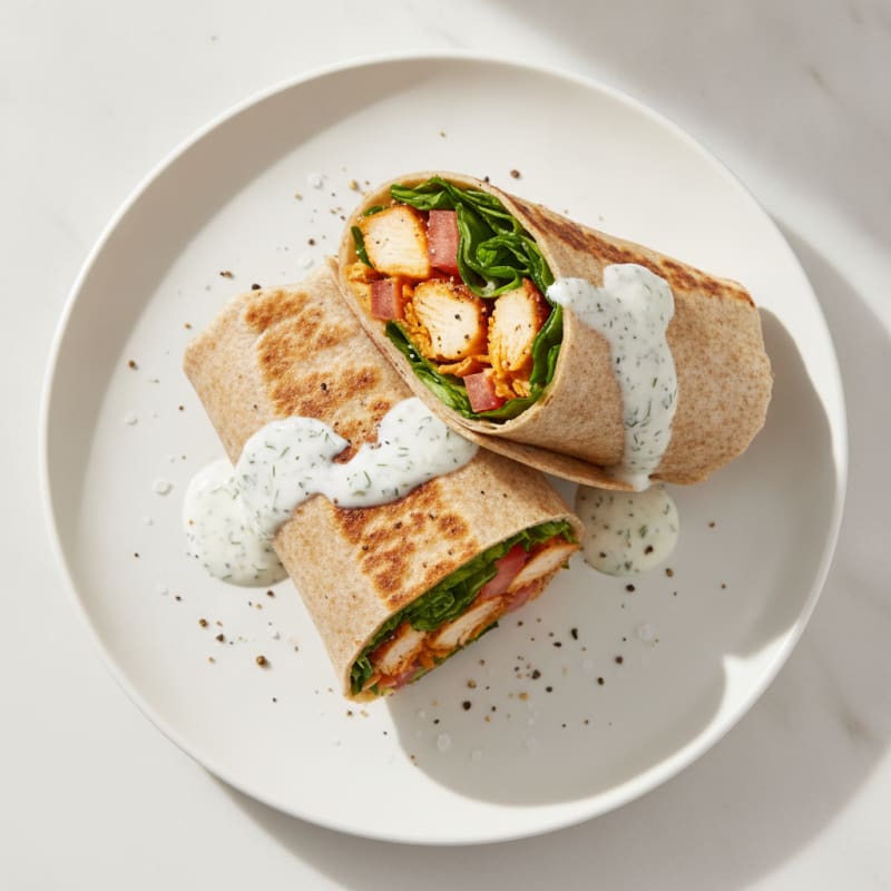 Buffalo Ranch Chicken Wrap