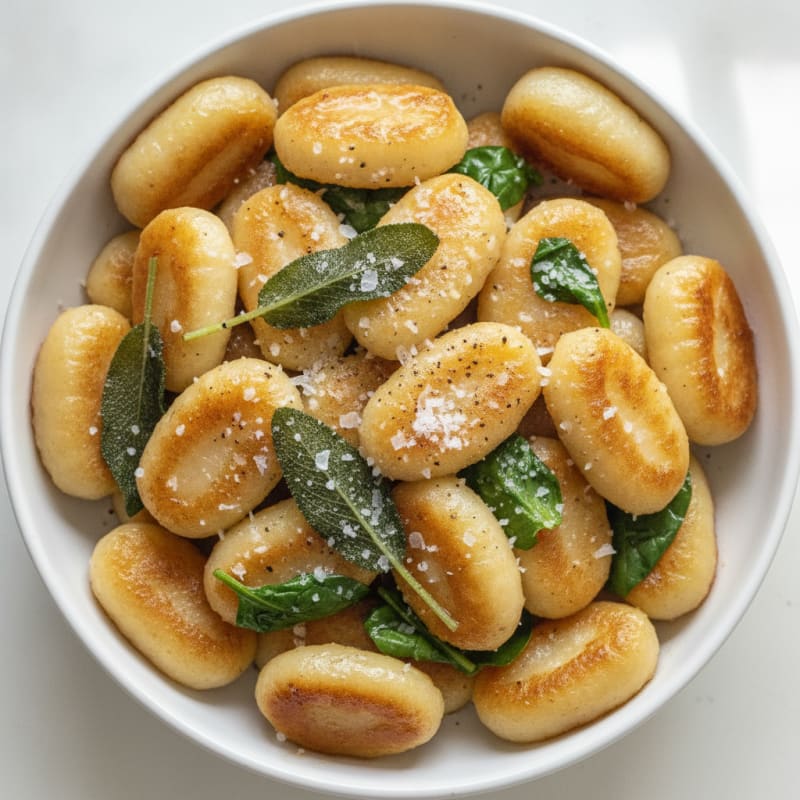 Ricotta Gnocchi with Sage Butter Sauce