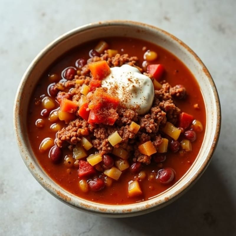 Hearty Lean Beef and Bean Chili