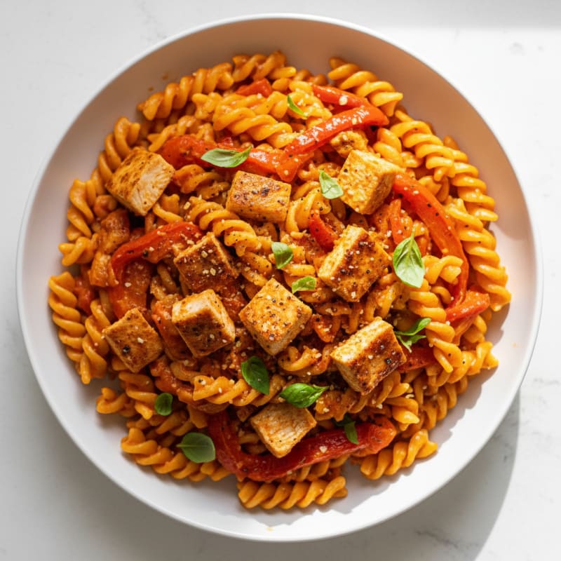 Creamy Roasted Red Pepper Pasta
