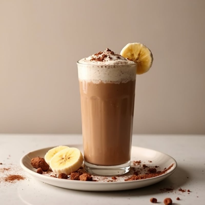 Creamy Peanut Butter Chocolate Protein Shake