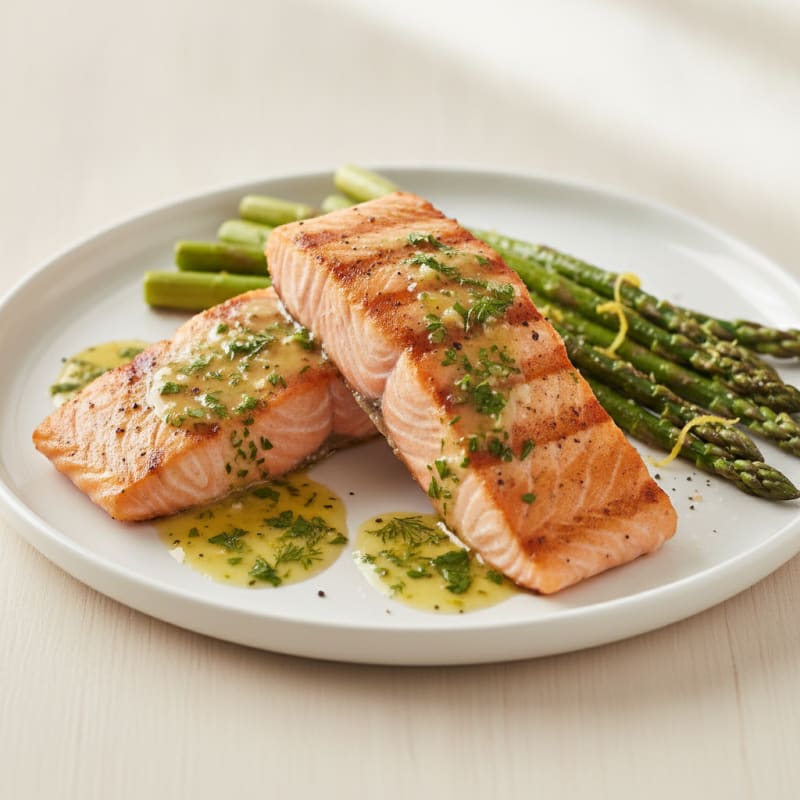 Lemon Herb Grilled Salmon