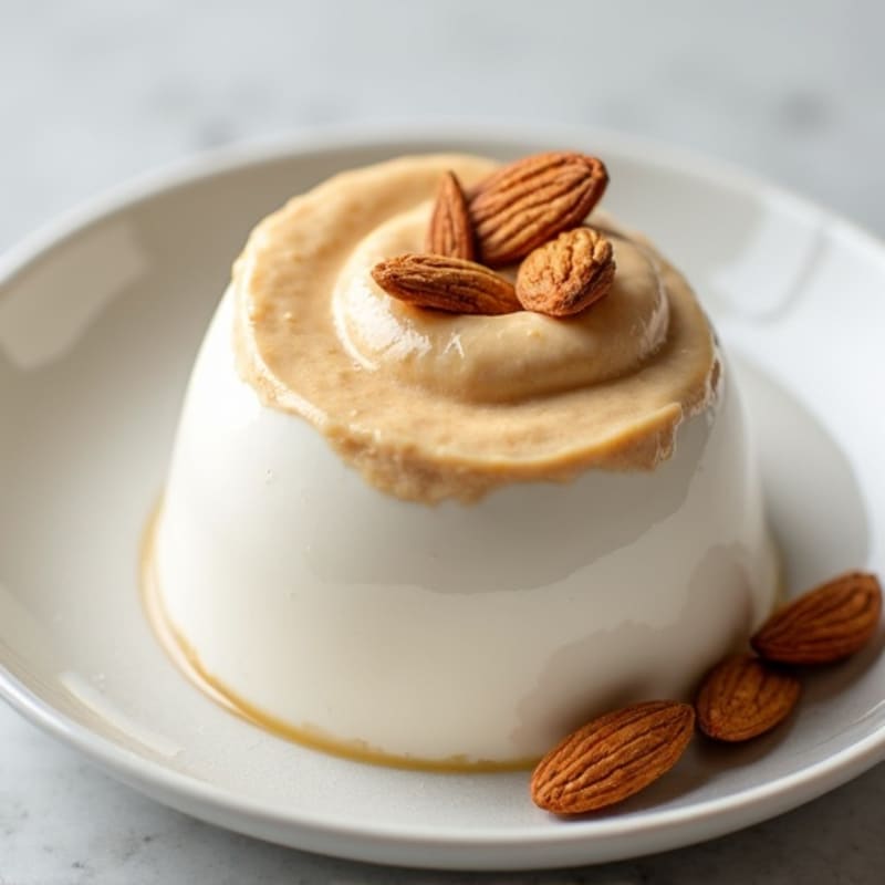 Silky Greek Yogurt Protein Mousse with Almonds