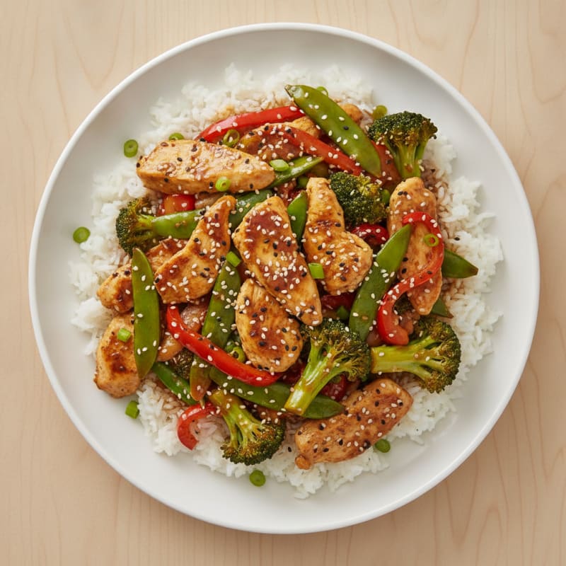 Sesame Ginger Chicken Stir-Fry