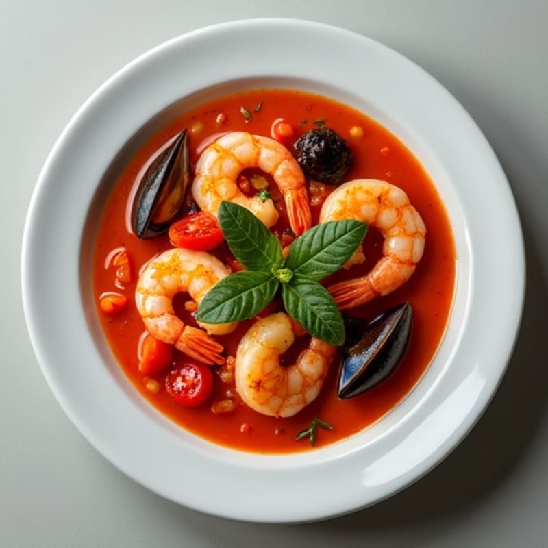 Hearty Tomato Seafood Stew