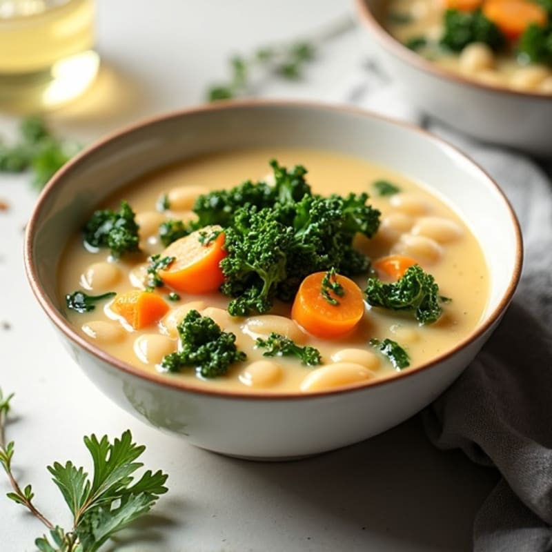 Creamy White Bean and Kale Soup
