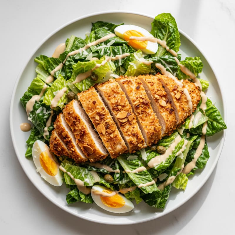 Crispy Chicken Caesar Salad