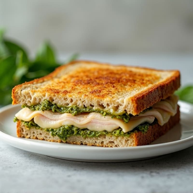 Herb-Roasted Turkey Pesto Panini