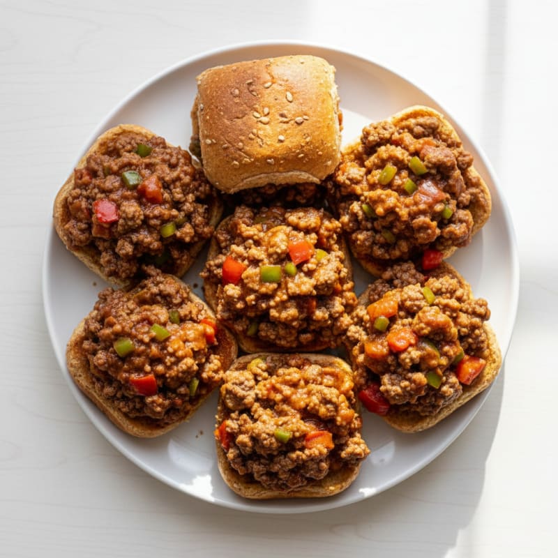 Smoky BBQ Beef Sloppy Joe Sliders
