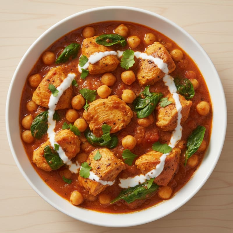 Hearty Chickpea and Tomato Chana Masala