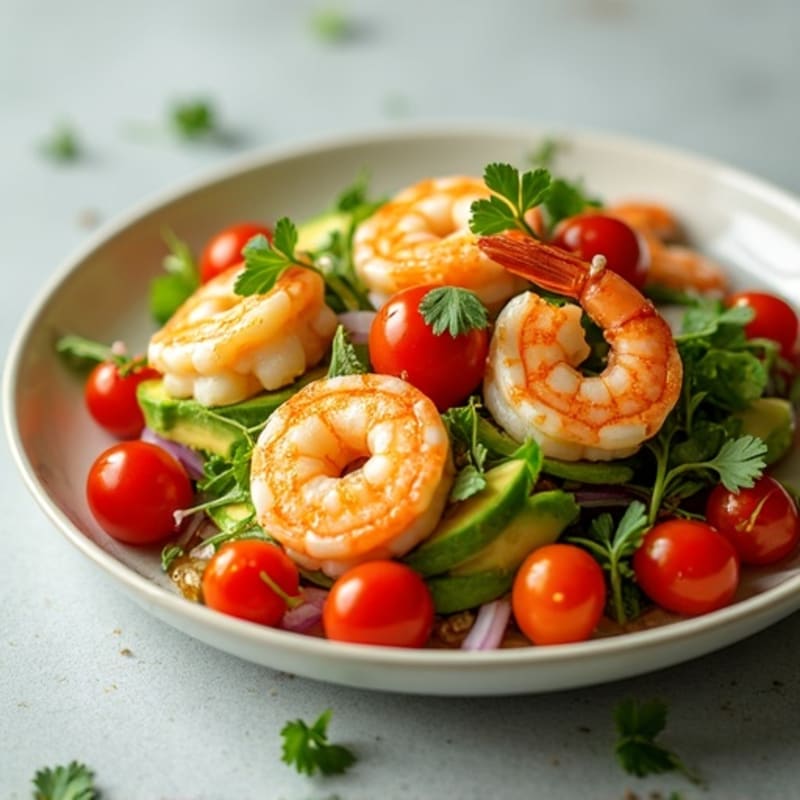Fresh Zesty Shrimp and Avocado