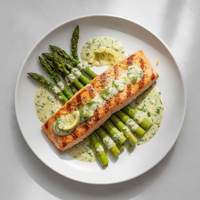 Lemon Herb Grilled Salmon