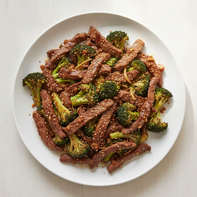 Sesame Beef and Broccoli Stir-Fry