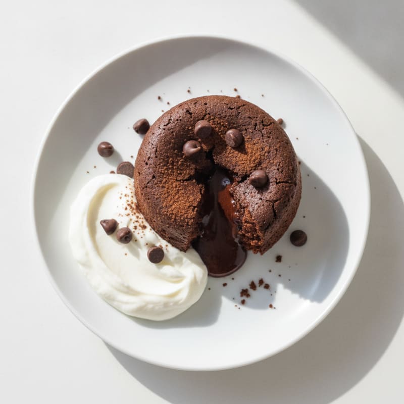 High-Protein Chocolate Lava Cake