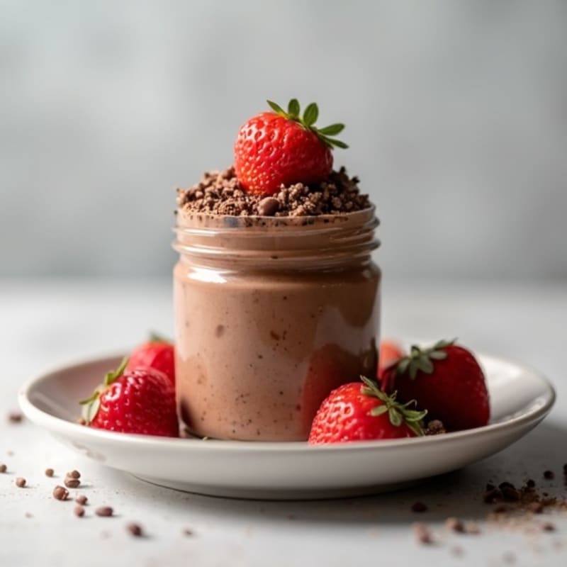 Chocolate Protein Mousse with Greek Yogurt and Beef Collagen Peptides