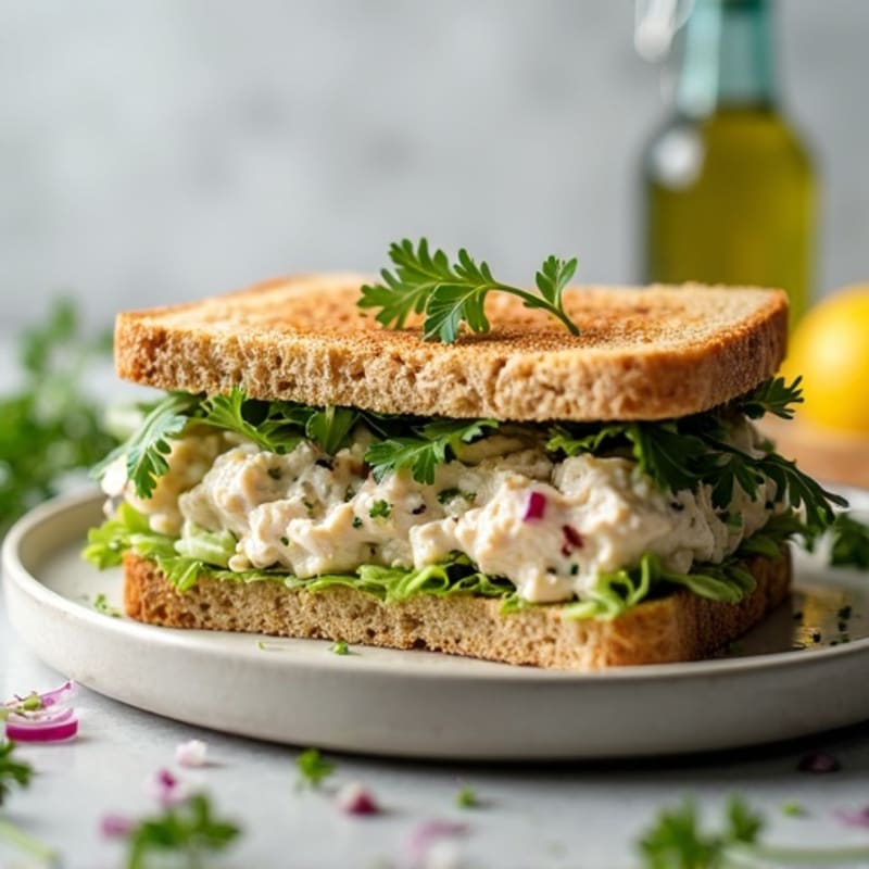 Creamy Herb Chicken Salad Sandwich