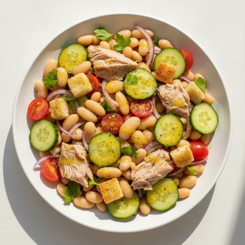 Mediterranean Tuna and White Bean Salad