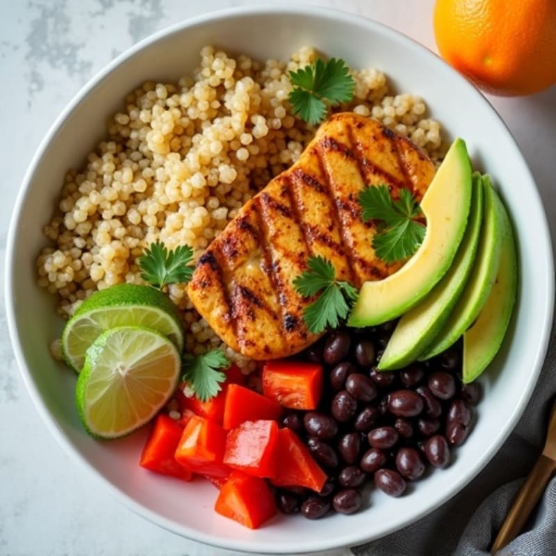 Citrus-Lime Quinoa Black Bean Bowl