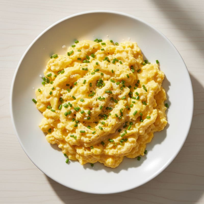 Classic Scrambled Eggs with Chives