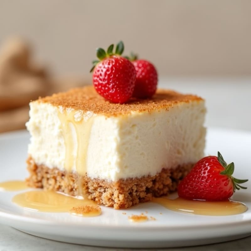 Creamy Greek Yogurt Protein Cheesecake