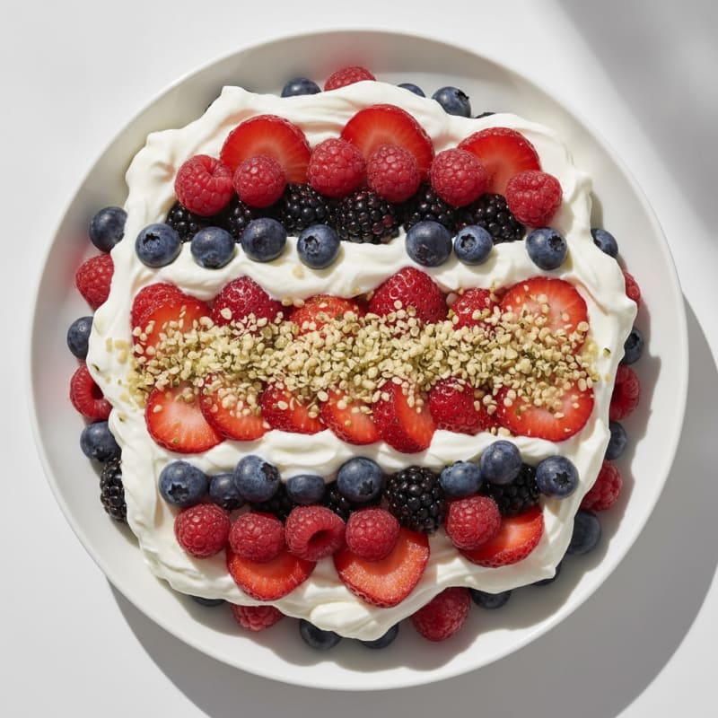 Creamy Greek Yogurt Protein Parfait with Mixed Berries