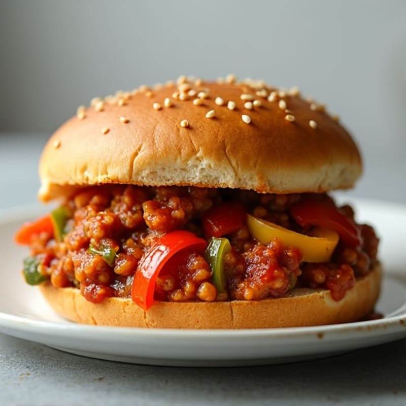 Saucy Lean Ground Turkey Sloppy Joe with Veggies