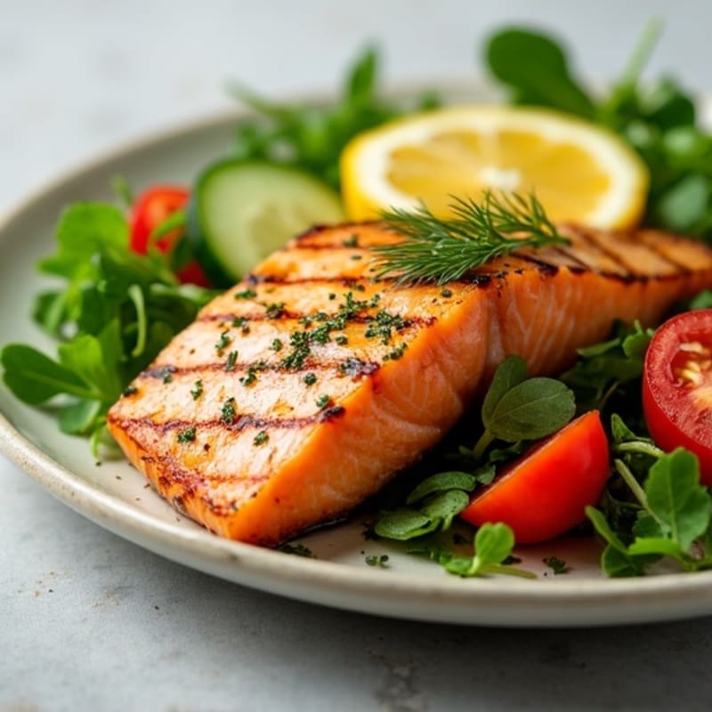 Citrus-Herb Grilled Salmon with Fresh Herbs