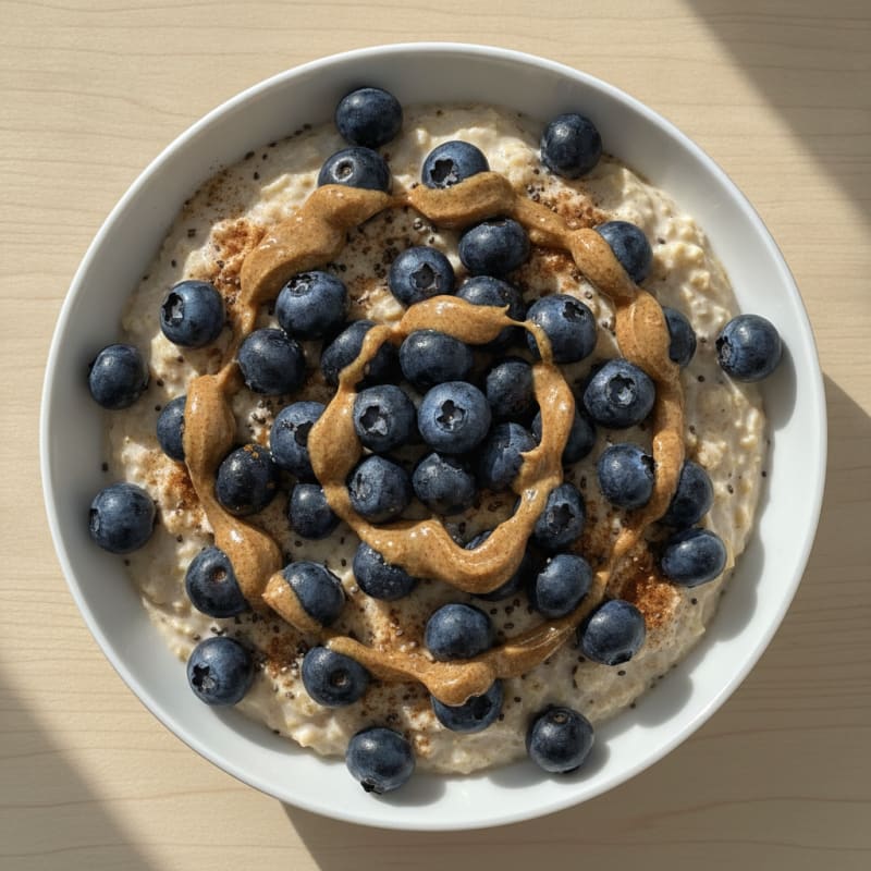 Blueberry Almond Overnight Oats