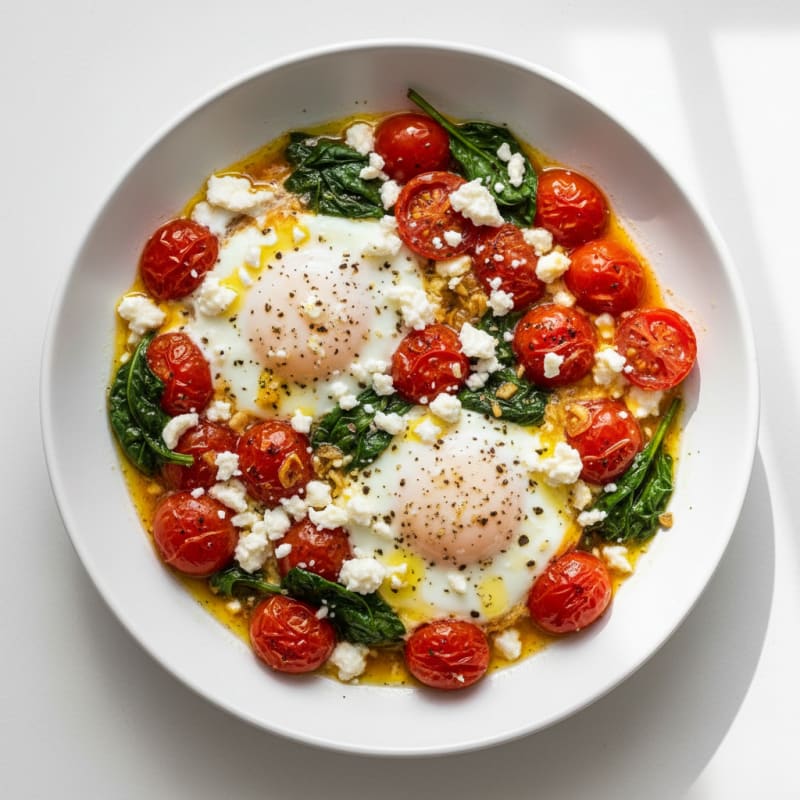 Baked Eggs with Roasted Tomatoes