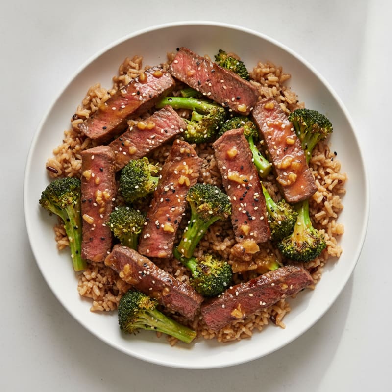 Sesame Beef & Broccoli Stir-Fry