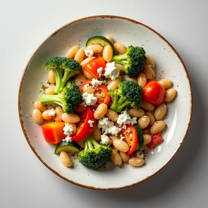Hearty White Bean and Vegetable Bake